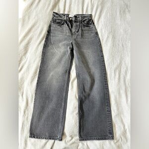 Wilder High Rise Wide Leg Cropped Jeans